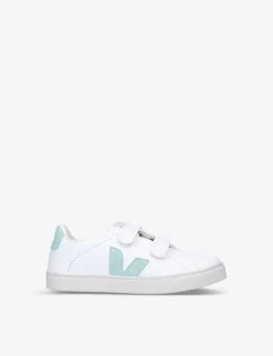 Veja Esplar Logo-embroidered Leather Low-top Trainers 2-5 Years