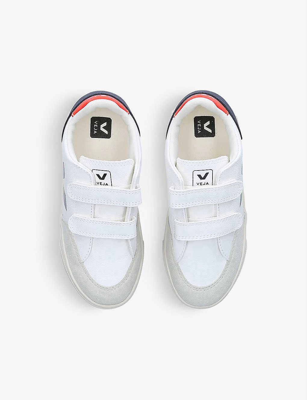 Veja V-12 Branded Leather Low-top Trainers 6-9 Years 2 Veja V-12 Branded Leather Low-top Trainers 6-9 Years - Image 2