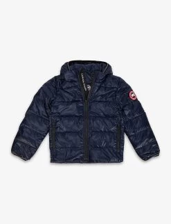 Canada Goose Crofton Quilted Recycled-nylon Hooded Jacket 2-7 Years