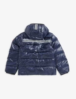 Canada Goose Crofton Hooded Recycled-shell Jacket 7-16 Years -Kid Couture R03885825 NAVY ALT02