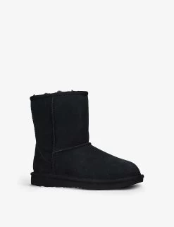 Ugg Classic II Sheepskin Boots 6-10 Years -Kid Couture R03890878 BLACK ALT02