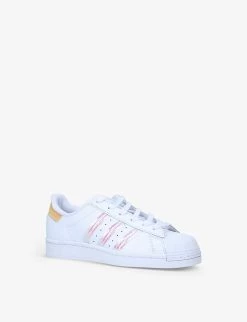 ADIDAS Superstar J Leather Trainers 9-10 Years -Kid Couture R03891881 WHITECOMB ALT02