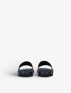 Gucci Agrado Web-print Rubber Sliders 5-8 Years -Kid Couture R03900926 BLACKCOMB ALT03