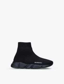 Balenciaga Speed High-top Knitted Trainers
