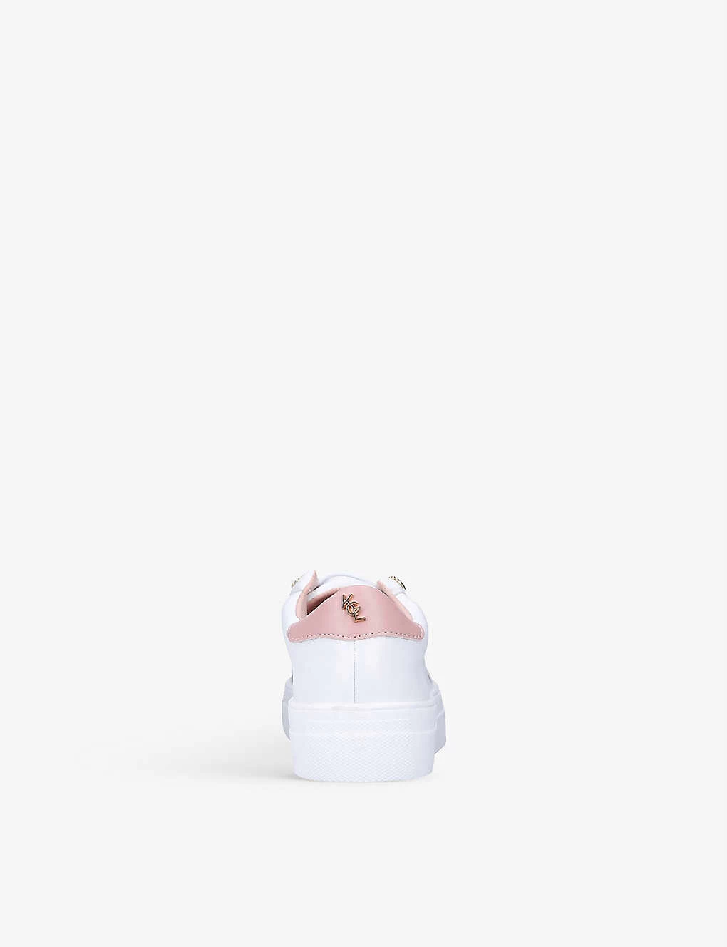 Kurt Geiger London Mini Liviah Embellished Leather Trainers 7-9 Years 4 Kurt Geiger London Mini Liviah Embellished Leather Trainers 7-9 Years - Image 4