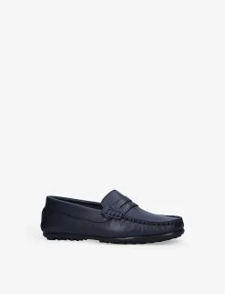 Felix Leather Moccasins 2-12 Years -Kid Couture R03918754 NAVY ALT02