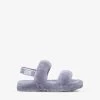 Ugg Oh Yeah Strappy Sheepskin Slides 6-10 Years