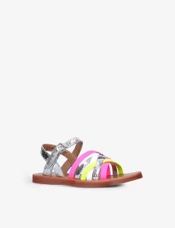 Pom D'Api Plagette Lux Open-toe Leather Sandals 3-5 Years 6 Pom D'Api Plagette Lux Open-toe Leather Sandals 3-5 Years -Kid Couture R03928125 MULTOTHER ALT02