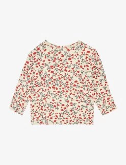 Floral-print Stretch-organic Cotton T-shirt 9-24 Months -Kid Couture R03931281 POPPY ALT02