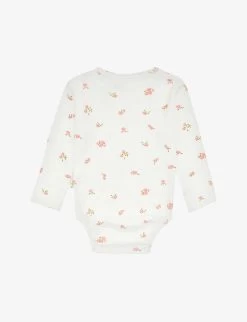 Floral-print Organic-cotton Baby Grow 9-12 Months -Kid Couture R03931286 BONDEROSEBIG ALT02