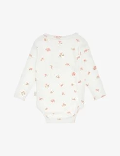 Floral-print Organic-cotton Babygrow 3-6 Months -Kid Couture R03931295 BONDEROSEBIG ALT02