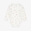 Floral-print Organic-cotton Babygrow 3-6 Months