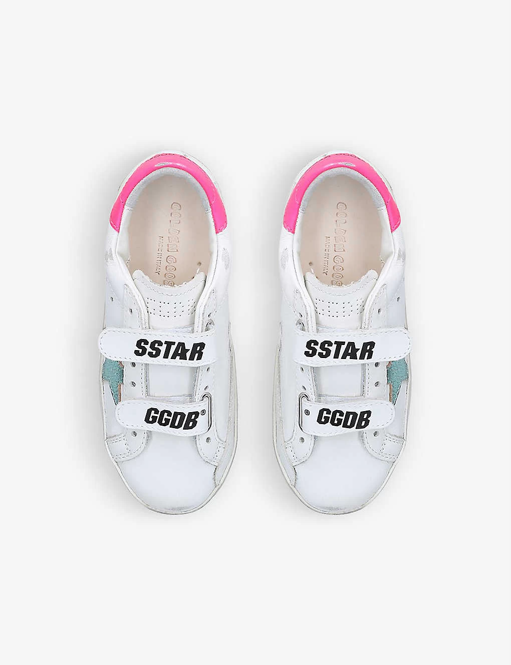 Golden Goose Old School Low-top Leather Trainers 6-9 Years 2 Golden Goose Old School Low-top Leather Trainers 6-9 Years - Image 2