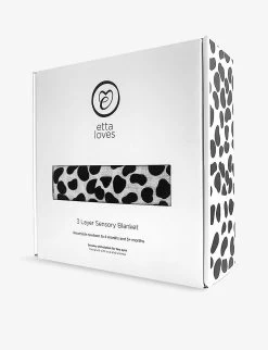 Animal-print Organic-cotton Baby Blanket 120cm X 120cm