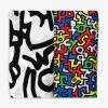 Etta Loves X Keith Haring Graphic-print Organic-cotton Muslin Squares Pack Of Two