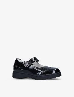 Celine Patent-leather School Shoes -Kid Couture R03940087 BLACK ALT02