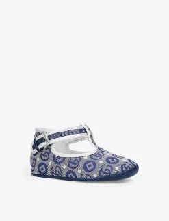 Gucci Teo Woven Shoes 0-6 Months -Kid Couture R03942278 BLUE ALT02