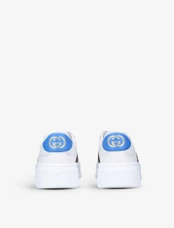 Gucci Chunky B Logo-printed Leather Low-top Trainers 8 Gucci Chunky B Logo-printed Leather Low-top Trainers -Kid Couture R03942282 WHITECOMB ALT03