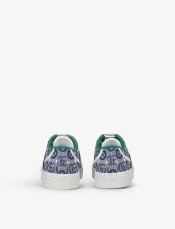 Gucci New Tennis Canvas Trainers 6 Months - 4 Years -Kid Couture R03942287 BLUEOTHER ALT03