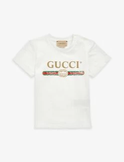 Gucci Vintage Logo Cotton T-shirt 3-36 Months
