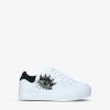 Kurt Geiger London Mini Laney Eye-embellished Leather Trainers 7-9 Years