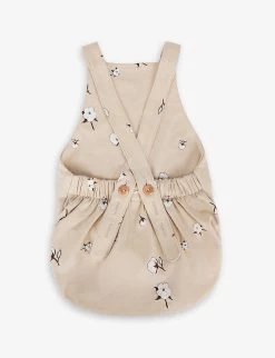 Floral-print Organic-cotton Bloomers 0-2 Years -Kid Couture R03947003 BEIGE ALT02