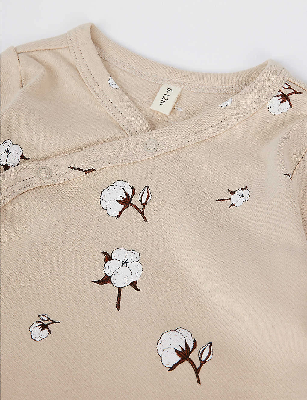 Cotton Field Graphic-print Organic-cotton Babygrow 0-12 Months 2 Cotton Field Graphic-print Organic-cotton Babygrow 0-12 Months - Image 2
