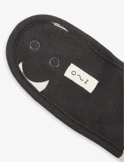 Graphic-print Organic-cotton Bib One Size -Kid Couture R03947008 BLACK ALT02