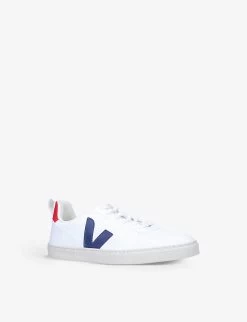 Veja V-10 Leather Low-top Trainers 6-9 Years 7 Veja V-10 Leather Low-top Trainers 6-9 Years -Kid Couture R03948405 WHITEOTH ALT02