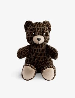 FENDI Bear Logo-intarsia Shearling Soft Toy 62cm