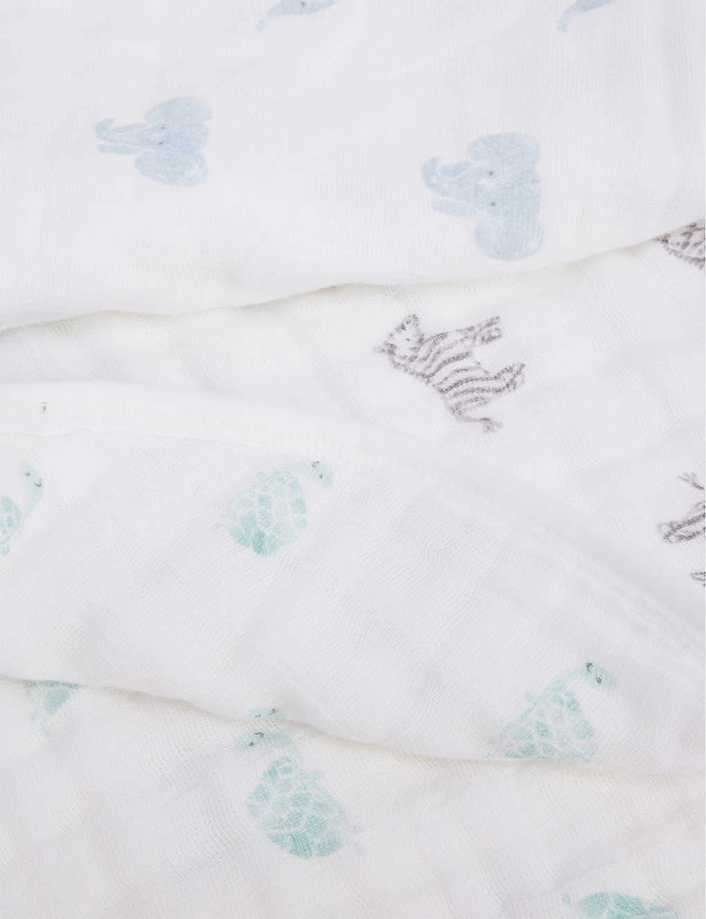 Aden + Anais Animal Kingdom Organic-cotton Bibs Pack Of Two 2 Aden + Anais Animal Kingdom Organic-cotton Bibs Pack Of Two - Image 2