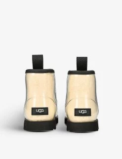 Ugg Classic Clear Mini II PVC And Shearling Boots 6-10 Years -Kid Couture R03955875 BEIGECOMB ALT03
