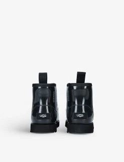 Ugg Classic Clear Mini PVC And Faux-shearling Boots 7-10 Years -Kid Couture R03955906 BLACK ALT03