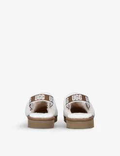 Ugg Fluff Yeah Sheepskin Clogs 6-10 Years -Kid Couture R03955907 BEIGE ALT03