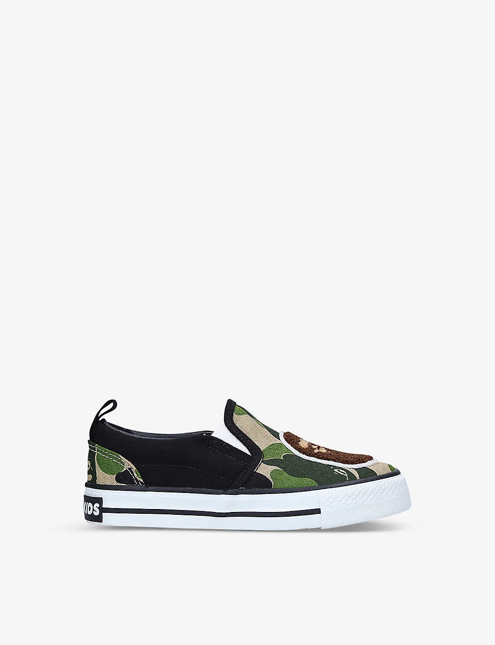 Camo Ape Head Canvas Slip-on Trainers 0-12 Months 1 Camo Ape Head Canvas Slip-on Trainers 0-12 Months