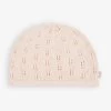 Pointelle Cotton-knit Hat 6-12 Months