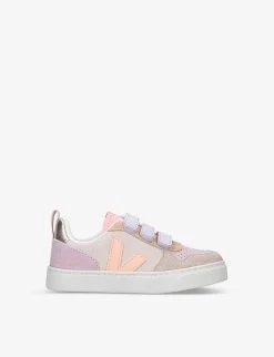 Kid Couture 36 Veja V-10 Leather Low-top Trainers 6-8 Years