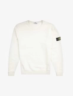 Stone Island Brand-patch Cotton Sweatshirt 6-14 Years