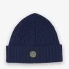Stone Island Logo-patch Knitted Beanie Hat 6-10 Years
