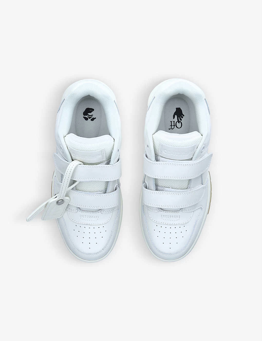 Out Of Office Logo-embroidered Leather Low-top Trainers 4-8 Years 2 Out Of Office Logo-embroidered Leather Low-top Trainers 4-8 Years - Image 2