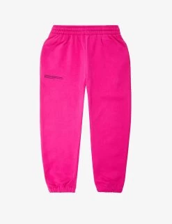 365 Text-print Organic Cotton-jersey Jogging Bottoms 3-12 Years