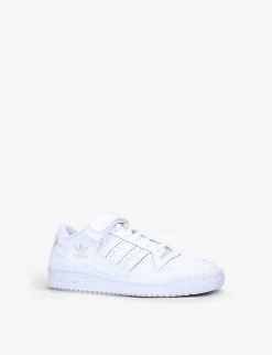 ADIDAS Forum Low-top Leather Trainers 9-10 Years 6 ADIDAS Forum Low-top Leather Trainers 9-10 Years -Kid Couture R03970420 WHITE ALT02