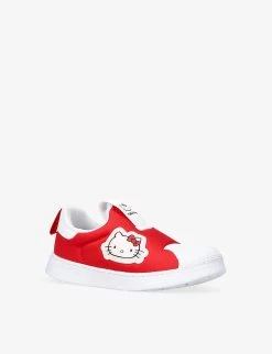 ADIDAS Hello Kitty Superstar 360 Recycled-polyester Blend Low-top Trainers 2-5 Years -Kid Couture R03970433 RED ALT02