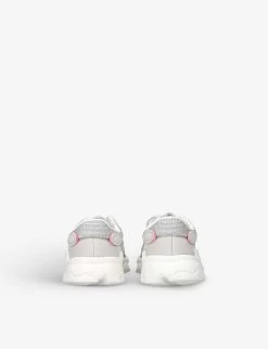 ADIDAS Ozweego Logo-print Mesh And Suede Trainers 2-5 Years 7 ADIDAS Ozweego Logo-print Mesh And Suede Trainers 2-5 Years -Kid Couture R03970440 GREYMCMB ALT03