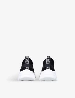 Steve Madden JMatch Chunky-sole Knitted Trainers 6-9 Years -Kid Couture R03975802 BLKWHITE ALT03