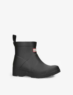 Hunter Big Kids Play Rubber Wellington Boots 7-9 Years 6 Hunter Big Kids Play Rubber Wellington Boots 7-9 Years -Kid Couture R03983222 BLACK ALT02