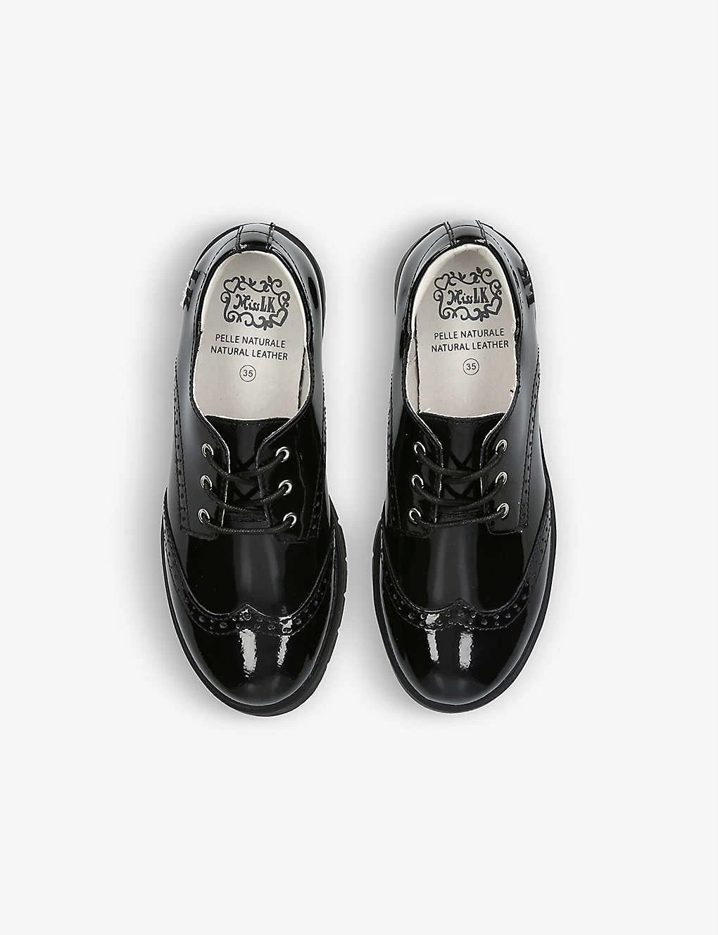 Florence Patent Leather Derby Shoes 9-10 Years 2 Florence Patent Leather Derby Shoes 9-10 Years - Image 2