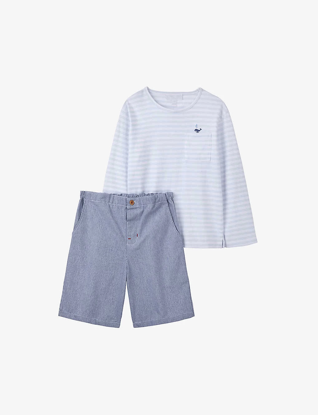 Graphic-embroidered Cotton Two-piece Set 18 Months - 6 Years 1 Graphic-embroidered Cotton Two-piece Set 18 Months - 6 Years