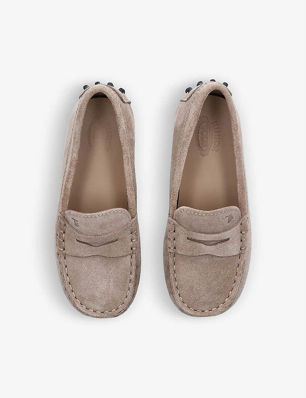 Gommino Logo-embossed Suede Driving Shoes 2-5 Years 2 Gommino Logo-embossed Suede Driving Shoes 2-5 Years - Image 2