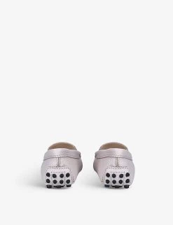 Gommino Logo-embossed Leather Driving Shoes 6-9 Years -Kid Couture R03993426 PALEPINK ALT03